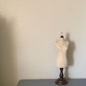 Cream Miniature Dress Form